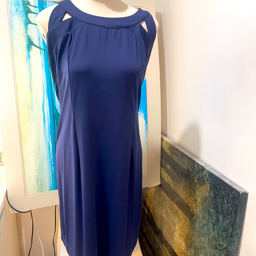 COPY - Lulu-B navy blue cut out dress, XL, like new, great fit and never wrinkl…